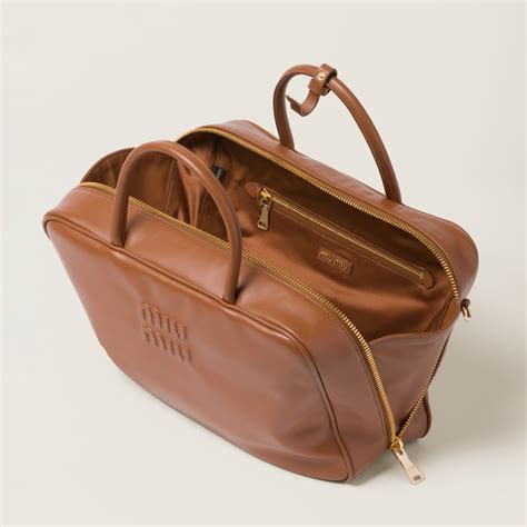 miu miu leather beau bag